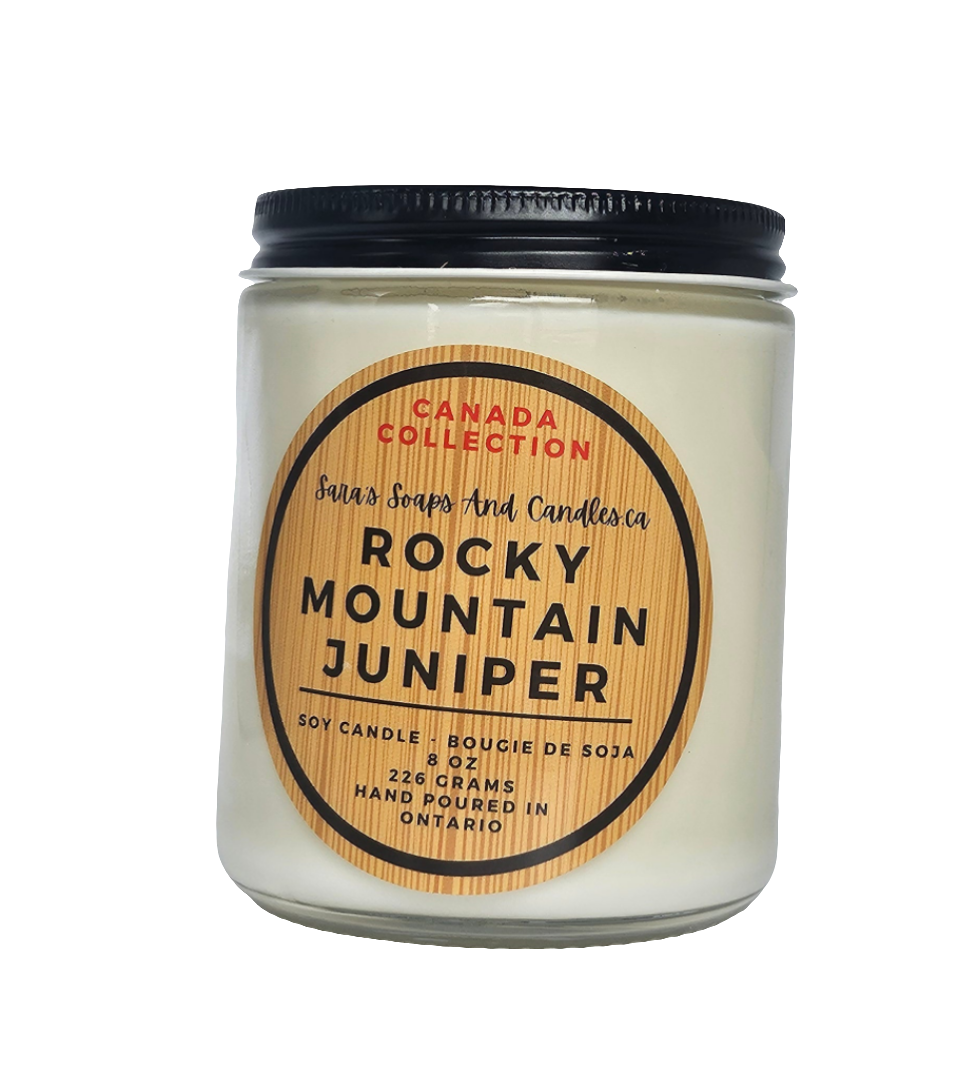 Rocky Mountain Juniper - 8oz soy candle