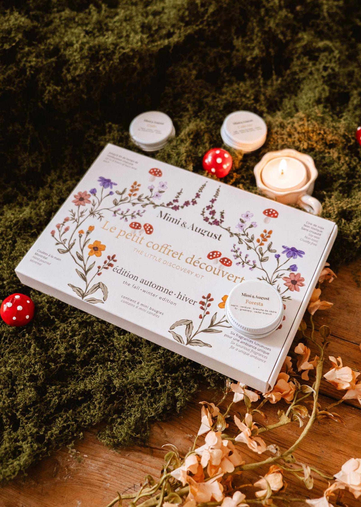 Fall/Winter Candle Discovery Kit | 6 Soy Tealights Gift Set