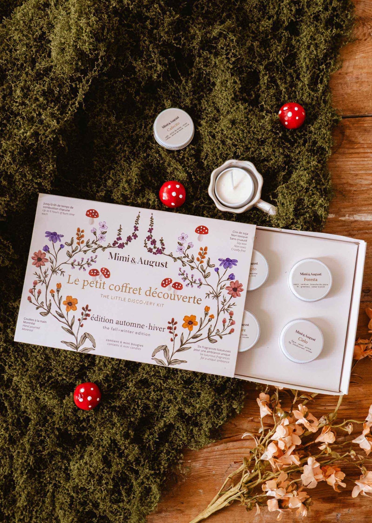 Fall/Winter Candle Discovery Kit | 6 Soy Tealights Gift Set