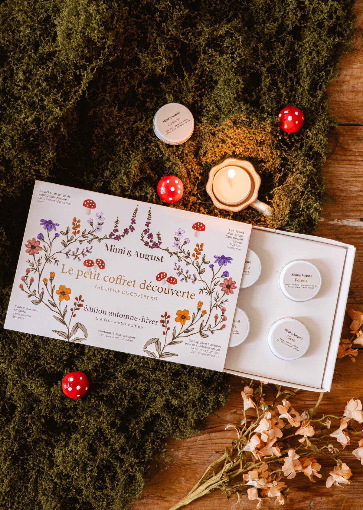 Fall/Winter Candle Discovery Kit | 6 Soy Tealights Gift Set