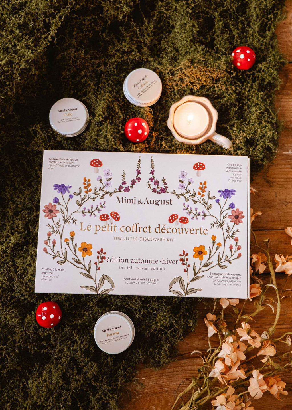 Fall/Winter Candle Discovery Kit | 6 Soy Tealights Gift Set